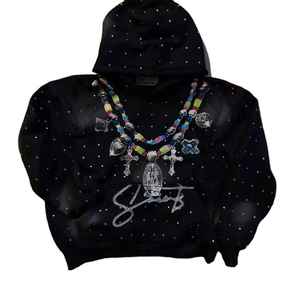 DTG printed hoodie custom digital artwork smooth <b>ink</b> finish soft cotton fleece fabric fashion streetwear design hoodie - Product Image 1