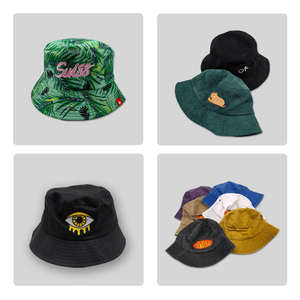 Best Cotton Twill Bucket <b>Hats</b> Custom Embroidery Bucket <b>Hats</b> Bucket <b>Hat</b> With Embroidered logo - Product Image 3