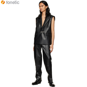 กางเกงหนังแกะแท้คุณภาพสูงทรงลำลองสำหรับผู้ชาย ป้องกันรอยยับ กันลม ราคาดีที่สุด - Product Image 4