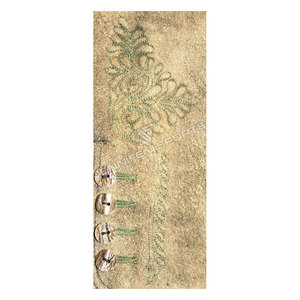 Lederhosen court hommes en cuir de vachette véritable daim boutons de broderie avant fermeture côtés et poches arrière avec boucles de ceinture - Product Image 4