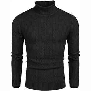 Sweat-shirt à col rond à manches longues pour hommes de haute qualité automne et hiver haut en tricot chaud avec logo avant anti-rides - Product Image 1