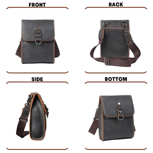 Bolso de Mano Bopai Personalizado al por Mayor, Unisex, de Cuero Genuino, Ecológico, Duradero, de Alta Calidad, Ligero, Impermeable, con Cremallera Grande - Product Image 4