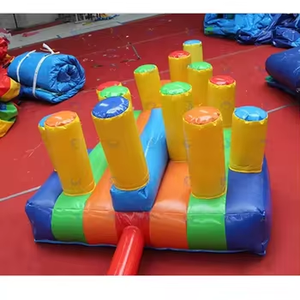 Juego de Lanzamiento de Anillos Inflable Gigante Personalizado, Juguete Deportivo Interactivo de PVC Resistente, Juego de Carnaval para Exteriores y Jardín - Product Image 3