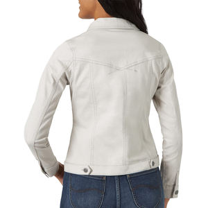 Chaqueta vaquera hecha de algodón suave y cómoda de calidad superior para mujer, Chaquetas vaqueras de tamaño personalizado a la venta - Product Image 2