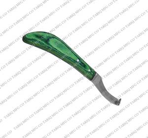 Cuchillo de pezuña de hoja curvada Cuchillo de recorte de pezuña de caballo de acero inoxidable por TARIQ MFG CO CE ISO EU - Product Image 4