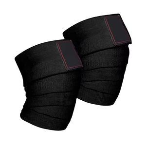 Genouillères de musculation pour l'entraînement en salle de sport Genouillère pour hommes et femmes élasticité enveloppes de genou robustes - Product Image 3