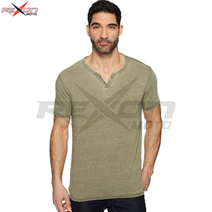 5XL coton lin bouton col en V respirant doux robe hommes chemises décontractées solides à manches courtes chemises hommes personnalisé gaufrage - Product Image 2