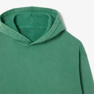 Ropa de calle con capucha sin cremallera, Jersey de algodón pesado, sudadera OEM con bolsillos frontales, Sudadera con capucha holgada informal a la moda - Product Image 3
