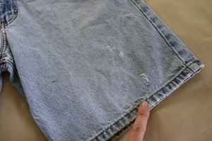 MS กางเกงขาสั้นผ้ายีนส์งานหัตถกรรมผ้าฝ้ายกางเกงขาสั้นสีฟ้าที่ทันสมัยปรับขนาดได้ตามต้องการ - Product Image 6