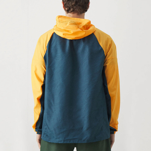 Veste coupe-vent en toile pour homme avec capuche, style nouveau, respirante, couleur personnalisée, devant uni, vente directe d'usine, service OEM - Product Image 2