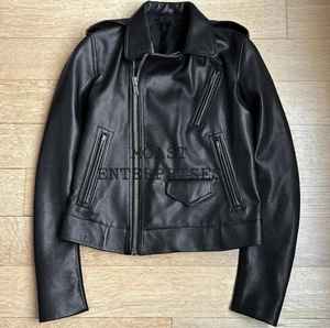 Veste en jean en cuir personnalisable de haute qualité unisexe 100% coton Style décontracté pour l'hiver avec logo brodé - Product Image 4