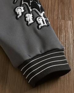 Chaqueta Universitaria de la Mejor Calidad con Bordado Chenille, Chaqueta de Béisbol Universitaria para Juego con Manga de Cuero - Product Image 4