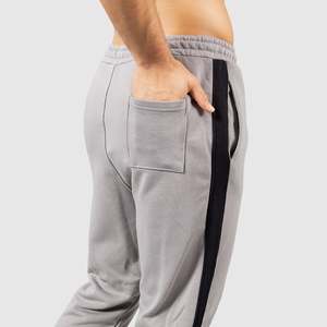 Wholesale High Quality Loose Fit Custom Logo Fleece Breathable Trousers Street Wear Oversized Sweatpants Men's Jogger Pants - Product Image 4