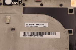 Ordinateur portable pour Lenovo ThinkPad P16s Gen 1 repose-poignets boîtier supérieur 5CB1H66038 - Product Image 4