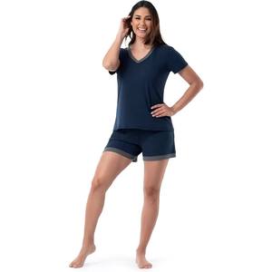 Ropa deportiva de dos piezas de alta calidad para mujer, camiseta con logotipo estampado de playa de verano, pantalones activos transpirables de secado rápido para invierno - Product Image 2