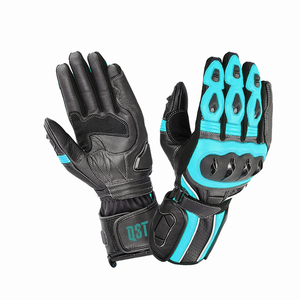 Guantes de Motociclismo de Cuero para Carreras, Dedos Completos, Antideslizantes, Impermeables, con Tecnología de Pantalla Táctil para Verano, Los Más Populares - Product Image 6
