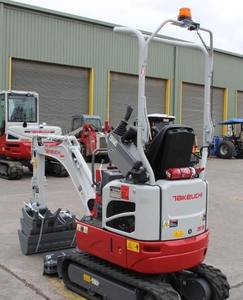 Mini-excavatrice Takeuchi TB210R, 1 tonne, compacte, diesel, sur chenilles |   Équipement de construction hydraulique – Meilleur prix de gros - Product Image 2