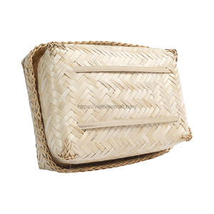 Boîte-cadeau en bambou écologique pour les vacances/panier de rangement/boîte en bambou quantité minimale de commande de gros meilleur prix bas en gros - Product Image 4