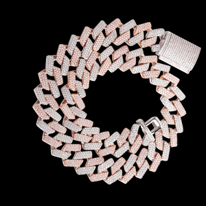 Hiphop cubain glacé rue mode collier dernière version nouvelle tendance Style classique Design personnalisé or rose cubain lien chaîne - Product Image 2