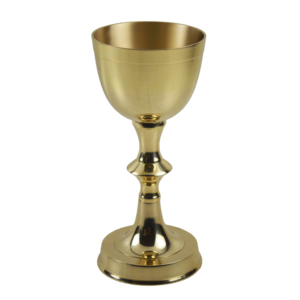 Calice de créateur plaqué couleur or avec patène calice de prêtre d'église chrétienne catholique fait à la main et fournitures d'église Ciborium - Product Image 1