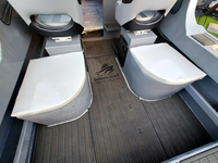 UBI 87 Bateau personnalisé de 8,25 m pour 7 passagers, moteur hors-bord essence, cabine en aluminium, catégorie Cuddy, pour la pêche, les activités fluviales et le divertissement
