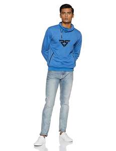 Sweats à capuche LOGO personnalisés de haute qualité pour hommes couleur bleue surdimensionnée à la mode nouveau look design zippé Sweats à capuche pour hommes - Product Image 6