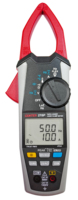 Pinza Amperimétrica AC/DC True RMS, Corriente CC, IP54 Resistente al Agua, Pantalla LCD, Apertura de 35 mm, CAT III 1000V, CAT IV 600V, Corriente Máxima Nominal de 1000A