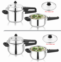 Casserole électrique en acier inoxydable Elite Model 5L, revêtement antiadhésif brillant, base à induction, certifiée ISI, multi-usages