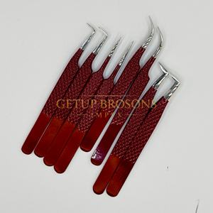 Meilleur Cils Anti-Magnétiques GETUP BROSONS IMPEX 90 Boot /Curve /Volume avec revêtement en poudre rouge et argenté sur le dos - Product Image 3