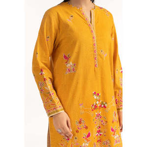 Conjunto de Traje de 3 Piezas Bordado Khaddar para Mujer IPSTD-55084 - Product Image 4