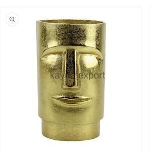 Florero de Metal Simple y moderno más vendido, maceta resistente hecha a mano de estilo europeo contemporáneo para decoración del hogar y la boda - Product Image 4