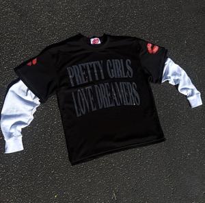 Camiseta gráfica en capas de algodón sólido 100% de gran tamaño para hombre - Product Image 1