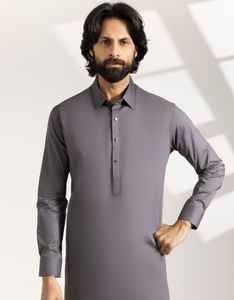 Vente en gros de vêtements pour hommes Salwar Kameez Pakistanais multicolore haute qualité coupe ajustée extensible Kurta Salwar pour la fête - Product Image 2