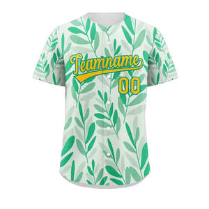 Vente en gros de vêtements de baseball softball unis à séchage rapide personnalisés vêtements de sport pour hommes sublimés maillot de baseball avec logo personnalisé - Product Image 4