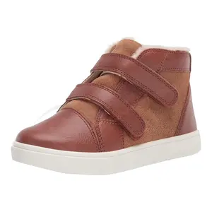 Breathable Leather Baby-Girls Boys-Sneakers Doubled-Hook-Straps Shoes - Product Image 1