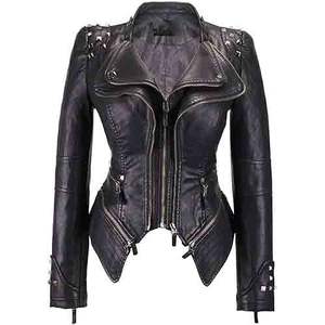 Vêtements en cuir pour femmes, mode streetwear, veste pour femmes, vestes grandes tailles, vêtements pour femmes - Product Image 1