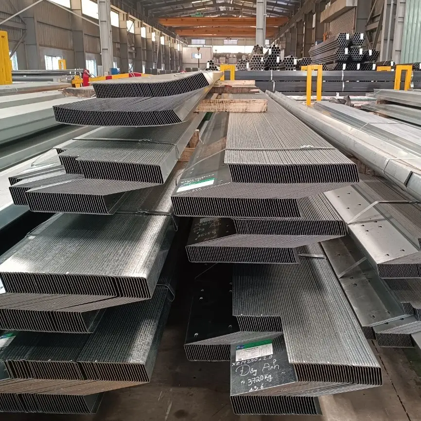 High Quality Ready To Ship Steel Shape Z Purlin For Building ASTM Carbon Galvanized Made In Vietnam Manufacturer