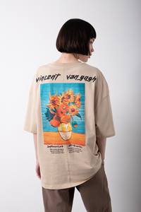 T-shirt décontracté pour femme en coton 100% de qualité supérieure, design personnalisé, impression brodée en gros, 2022, 180-280 GSM - Product Image 3