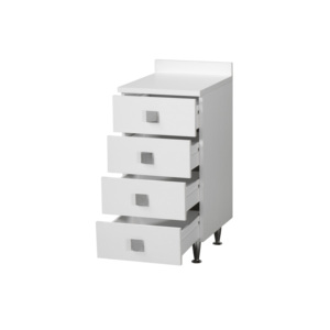 Mueble Bajo de Cocina Clásico de Madera Contrachapada con Cajones de Cierre Suave 40x50x87 cm, Construcción de MDF y Aglomerado - Product Image 2