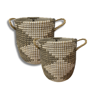 Panier à linge fait à la main en SEAGRASS du Vietnam Organisateur de linge polyvalent et de haute qualité avec une bonne personnalisation - Product Image 1