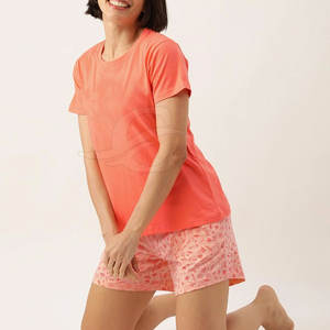 Ensembles courts de conception personnalisée pour femmes de qualité professionnelle 100% coton Street Wear Top prix Active Bottoms à vendre - Product Image 4