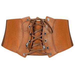 Corset en cuir véritable parfait pour l'entraînement à la taille et le style végétalien Edgy Chic et sans cruauté Élégance intemporelle - Product Image 1