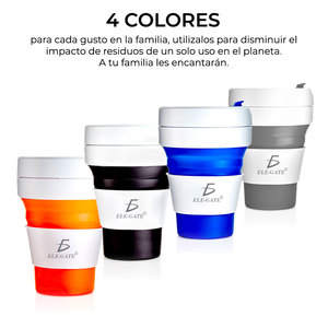 Reusable Retractable Silicone Cup Convenient <b>Drinkware</b> for On-the-Go Use - Product Image 1