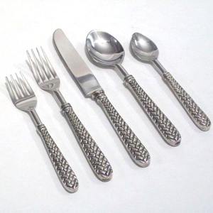 Juego de cubiertos de metal a granel moderno personalizado, cubiertos de acero inoxidable, cuchillo, cuchara, tenedor, juego de cubiertos de plata de Portugal - Product Image 2