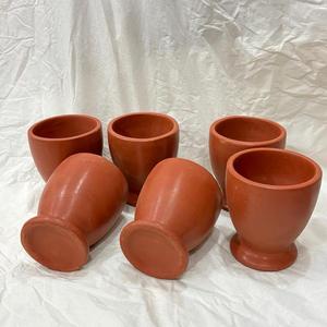 แก้วทำจากดินเหนียวเก่าแบบย่อยสลายได้เป็นมิตรต่อสิ่งแวดล้อมภาชนะใส่เครื่องดื่มที่ทนทานไม่เหมือนใครสำหรับโรงแรมร้านอาหารงานปาร์ตี้น้ำดื่ม - Product Image 2