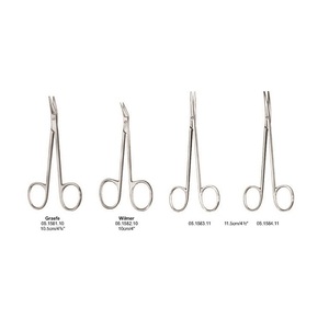 Graefe <span class=keywords><strong>wilmer</strong></span> lagrange 10cm Ent dụng cụ phẫu thuật Thép không gỉ mắt kéo cong thẳng Sharped Hướng dẫn sử dụng A-1 Veritas - Product Image 3