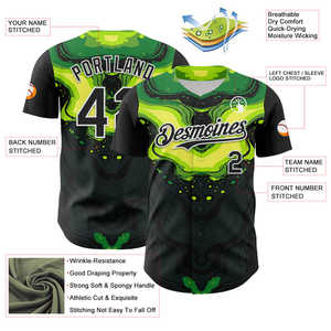 Baseball jersey custom bulk supplier authentic breathable durable quick dry fabric designed <b>for</b> tournaments leagues <b>clubs</b> - Product Image 6