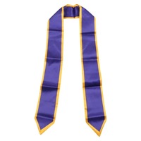 Estola de Graduación Escolar de Alta Calidad 2025, Personalizada con Logotipo Impreso, Tejido de Satén de Poliéster, Diseño Personalizado Unisex