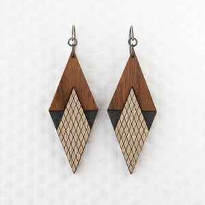 Pendientes colgantes de resina hechos a mano de lujo para mujer 100% mejor calidad brillante pulido precio bajo accesorio de moda - Product Image 3