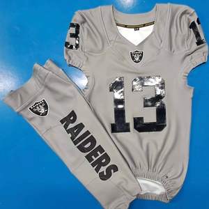 Vente en gros personnalisée équipe scolaire adulte sublimation pratique jeune attirail sergé football américain uniforme ensemble football maillot hommes - Product Image 1